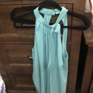 Teal BCBG dress